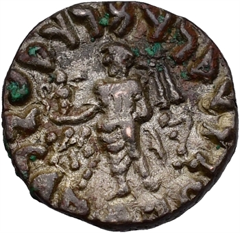 Royaume Indo-Scythe, Azès Ier, drachme (Zeus), c.57-35 av. J.-C. Taxila