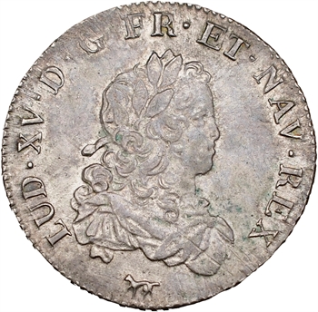 Louis XV, tiers d&rsquo;écu de France, 1720 Paris flan neuf