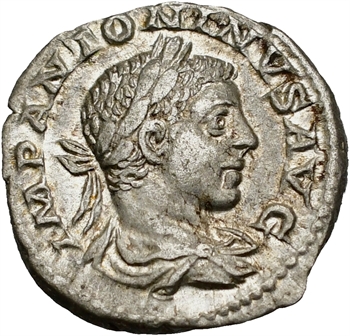 Élagabale, denier, Rome, 219