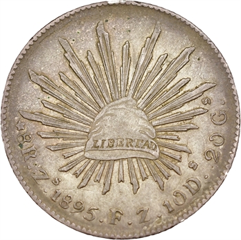 Mexique (République du), 8 réaux, 1895 Zacatecas