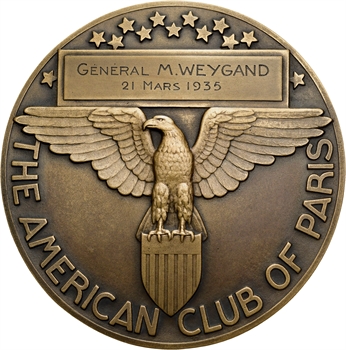 Turin (P.) : Eloquentia, American Club de Paris, au Général Weygand, 1935 Paris