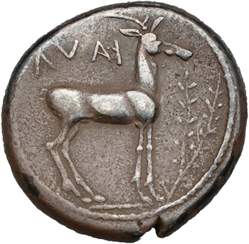 Bruttium, statère, Caulonia, c.455-440 av. J.-C.