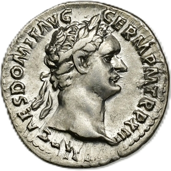 Domitien, denier, Rome, 95-96
