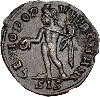 Sévère II, quart de follis, Siscia, 305-306
