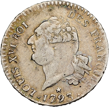Constitution, 30 sols FRANÇOIS, An 5, 1793 Lille