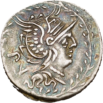 Lucilia, denier, Rome, 101 av. J.-C.