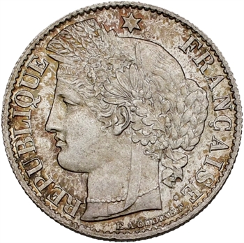 IIIe République, 50 centimes Cérès, 1887 Paris