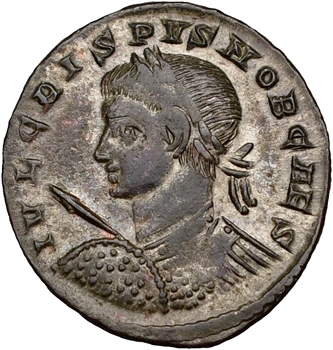 Crispus, nummus, Trèves, 321