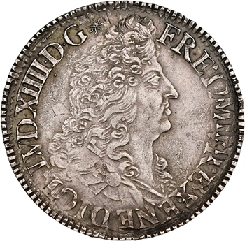 Louis XIV, écu aux huit L, 1er type, 169(?) Paris