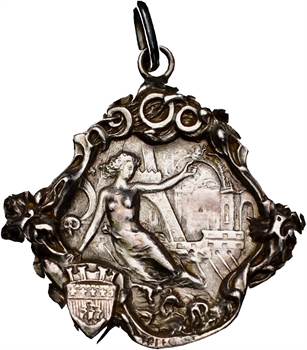 IIIe République, souvenir de l&rsquo;Exposition Universelle de Paris, par Biegas, 1900 Paris