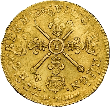 Louis XIV, louis aux insignes, Nantes