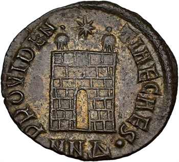 Constantin II, nummus, Nicomédie, 325-326
