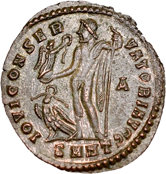 Maximin II Daia, follis, Héraclée, 313