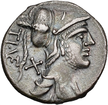 Veturia, denier, Rome, 137 av. J.-C.