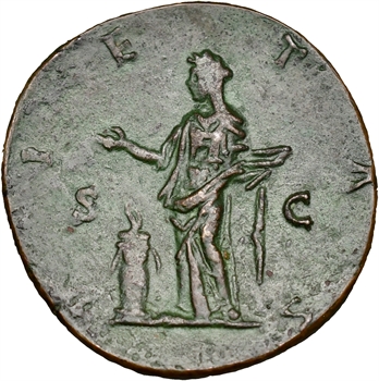 Lucille, sesterce, Rome, 164-166