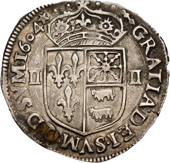 Henri IV, quart d&rsquo;écu de Béarn, 1604 Morlaàs