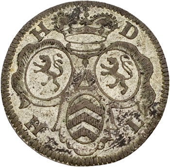 Allemagne, Hanau-Lichtenberg (comté de), Louis IX, 4 kreuzer, 1759 Pirmasens