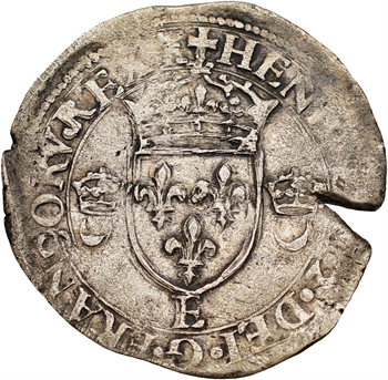 Henri II, douzain aux croissants, 1551 Tours