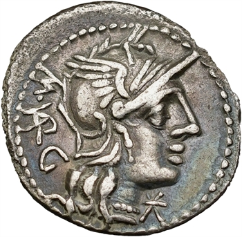 Vargunteia, denier, Rome, 130 av. J.-C.