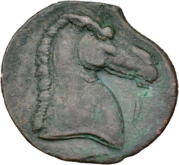Zeugitane, moyen bronze, Carthage, 300-264 av. J.-C.