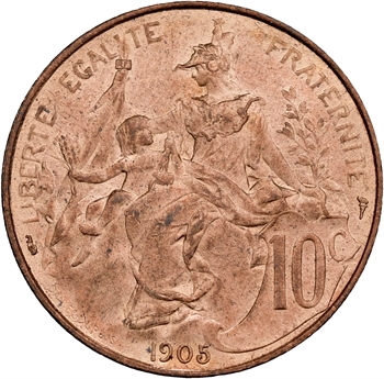 IIIe République, 10 centimes Daniel-Dupuis, 1905 Paris