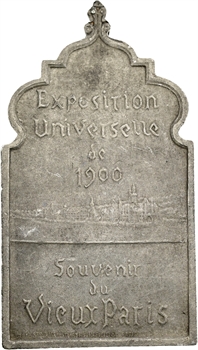 IIIe République, souvenir du Vieux Paris à l&rsquo;Exposition Universelle, par Lormier, 1900 Paris