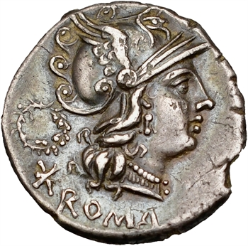 Servilia, denier, Rome, 136 av. J.-C.