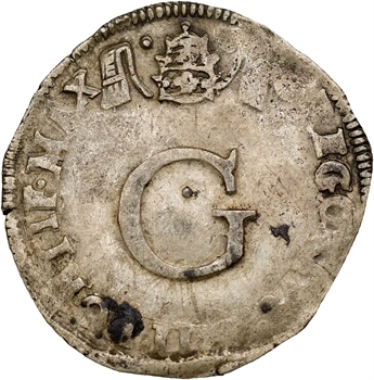 Comtat Venaissin, Grégoire XIII, double sol parisis, s.d. Avignon
