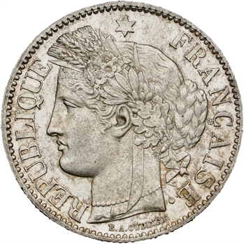 IIIe République, 2 francs Cérès, 1887 Paris