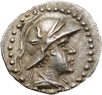 Royaume de Bactriane, Eucratide, obole, 171-135 av. J.-C.