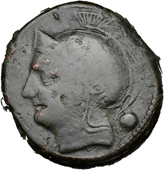 République Romaine, uncia de Bronze