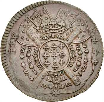 Louis XIV, siège de Lille, XX sols, 1708 Lille