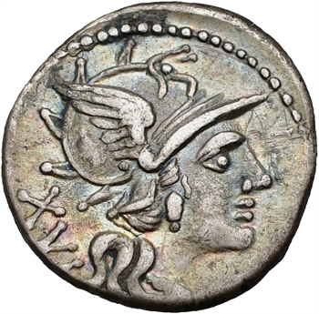 Julia, denier, Rome, 141 av.j.-C.