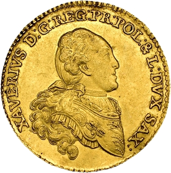 Pologne, François-Xavier de Saxe régent, ducat, 1766 Dresde