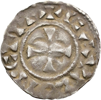 Lothaire II, denier, Chalon-sur-Saône
