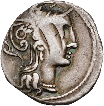 Claudia, denier, Rome, 110-109 av J.C