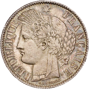 IIIe République, 2 francs Cérès, 1887 Paris