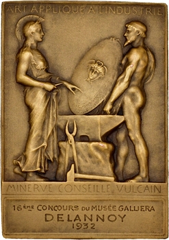 Roty (L.-O.) : Société d&rsquo;encouragement à l&rsquo;Art et à l&rsquo;Industrie, à Maurice Delannoy, 1932 Paris