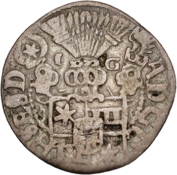 Allemagne, Schleswig-Holstein-Schauenberg, Adolphe XIII, gros (1/24 thaler), 1601 Altona