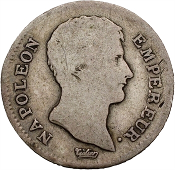 Premier Empire, 1 franc calendrier révolutionnaire, An 14 Lille