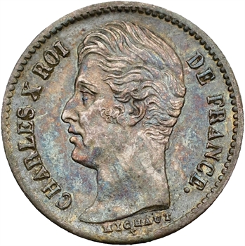 Charles X, 1/4 de franc, 1828 Paris