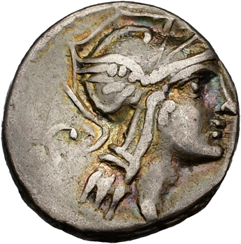 Junia, denier, Rome, 91 av. J.-C.