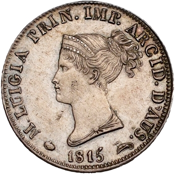Italie, Parme (duché de), Marie-Louise, 5 soldi, 1830 Milan