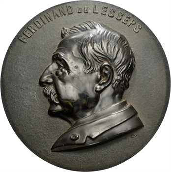 Égypte / Suez, Ferdinand de Lesseps, bois durci, s.d.