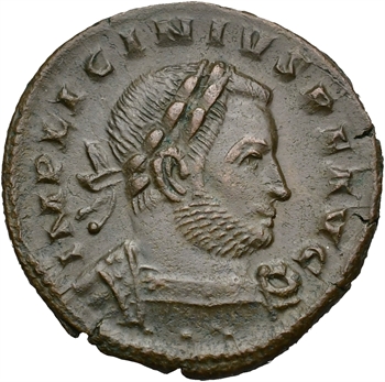 Licinius, follis, Trèves, 310-313