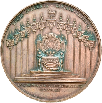 Louis XVIII, anniversaire de la Première Restauration, 1814 Paris
