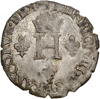 Henri II, gros de trois blancs dit demi-gros de Nesle, 1551 Paris