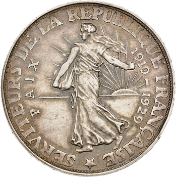 IIIe République, essai au module de 20 francs, 1929 Paris