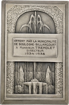 Bénard (R.) : Femme aux fleurs et à la source, 1938 Paris