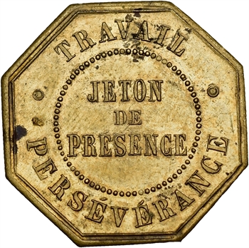 Orient de Paris, Le Héros de l&rsquo;Humanité, Loge 147 du Suprême Conseil, jeton de présence, s.d. Paris